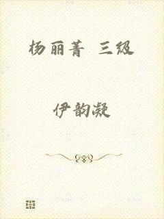 杨丽菁 三级